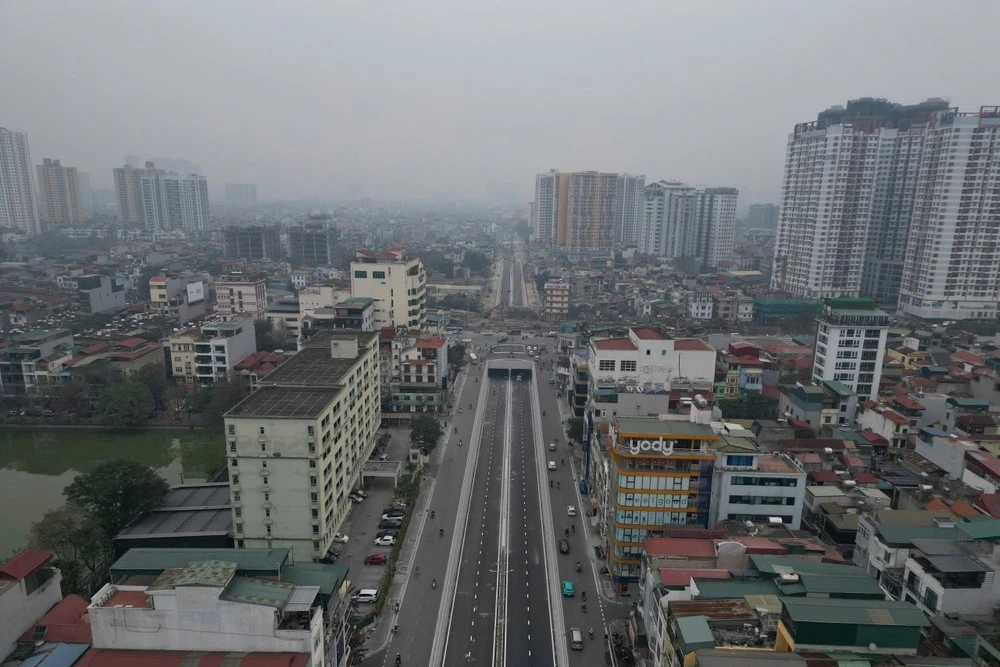 Thông xe, tổ chức giao thông tạm cho phương tiện qua hầm chui Kim Đồng và Vành đai 2,5