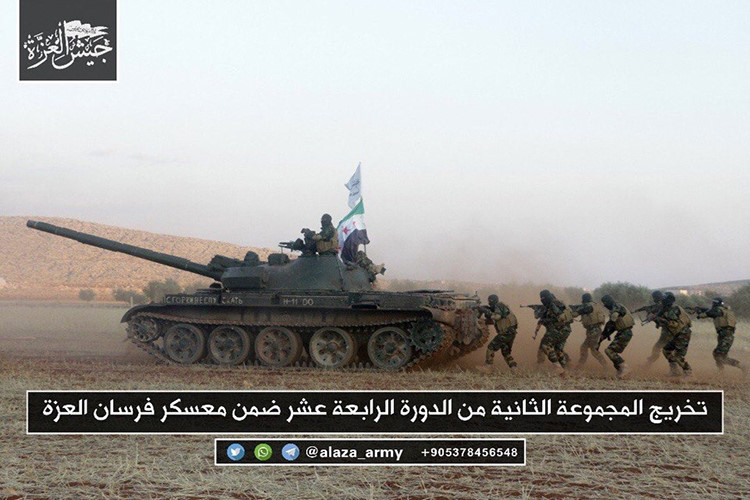 Chiếc xe tăng với nước sơn còn khá mới được Nga chuyển cho SAA năm 2017