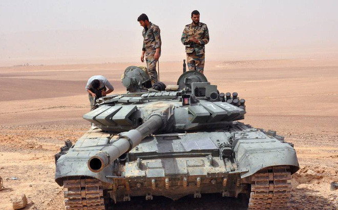 Xe tăng T-72B3 tại chiến trường Syria Xe tăng T-72B3 tại chiến trường Syria