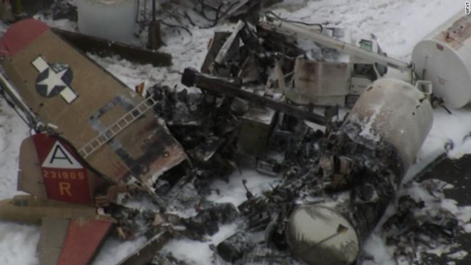 Máy bay ném bom Boeing B-17 vừa gặp nạn