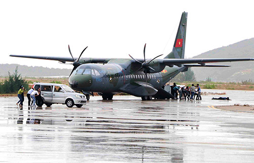 Hình ảnh trong buổi diễn tập chống khủng bố Ảnh: Quốc Thành.