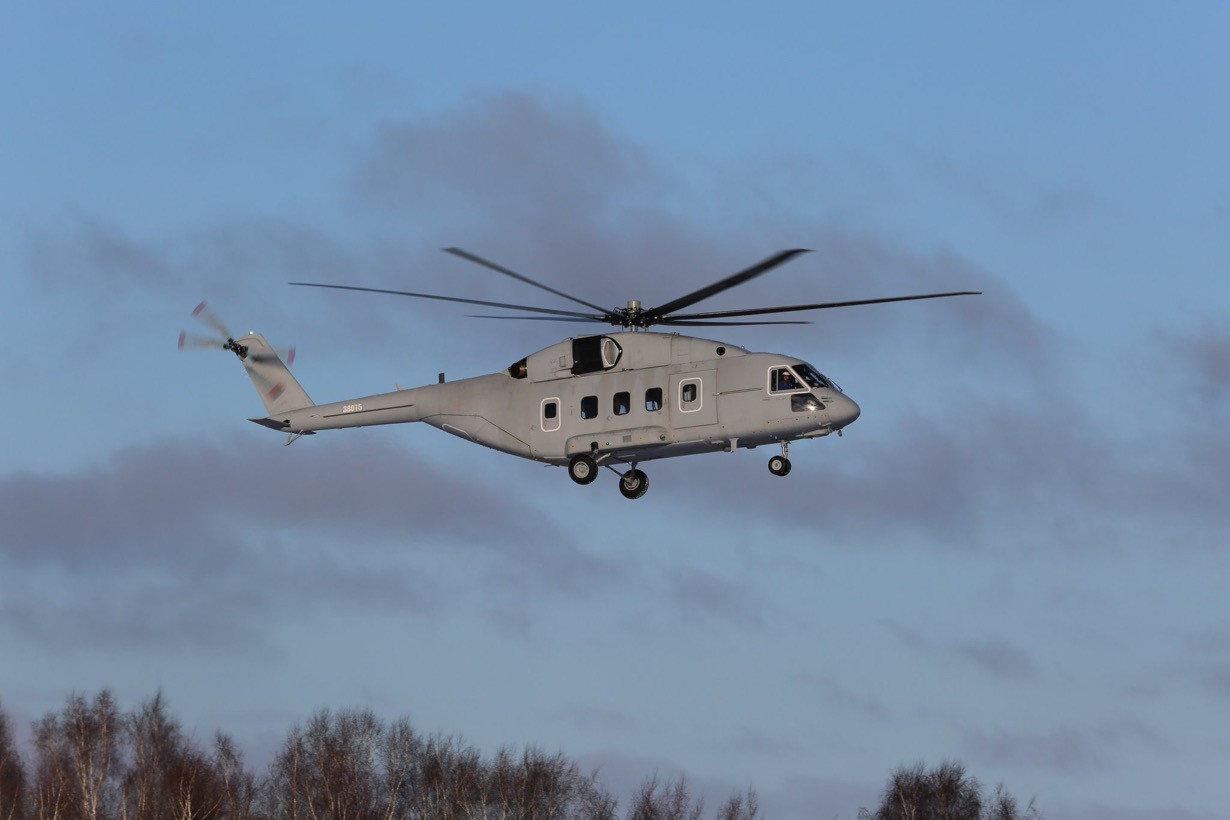 Trực thăng đa năng Mi-38T dùng trong quân sự