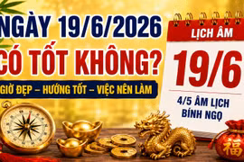 Lịch âm hôm nay 19/6/2026: Những dấu mốc lịch sử đáng nhớ