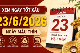 Lịch âm hôm nay 23/6/2026: Ngày Mậu Thìn nên và kiêng gì?