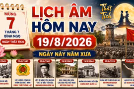 Lịch âm hôm nay 19/8/2026: Ngày Thất Tịch có gì đặc biệt?