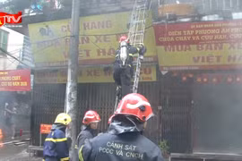 Nâng cao kỹ năng chữa cháy, cứu người tại khu dân cư phường Láng