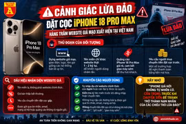 Hàng trăm website giả mạo rao bán iPhone 18 Pro Max