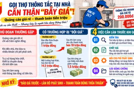 Từ vài trăm nghìn đến hàng chục triệu đồng: “Bẫy giá” thông tắc tại nhà