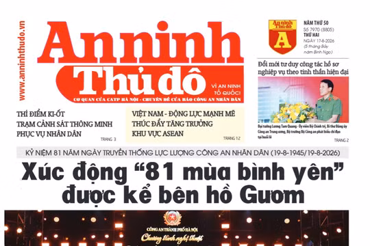Báo An ninh Thủ đô số 7970, ngày 17/08/2026