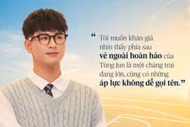 Diễn viên Hà Thành và sức hút của “nam thần học đường” Tùng Jun