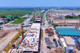 Lộ diện nút giao Vành đai 4 - Pháp Vân đa tầng, hiện đại