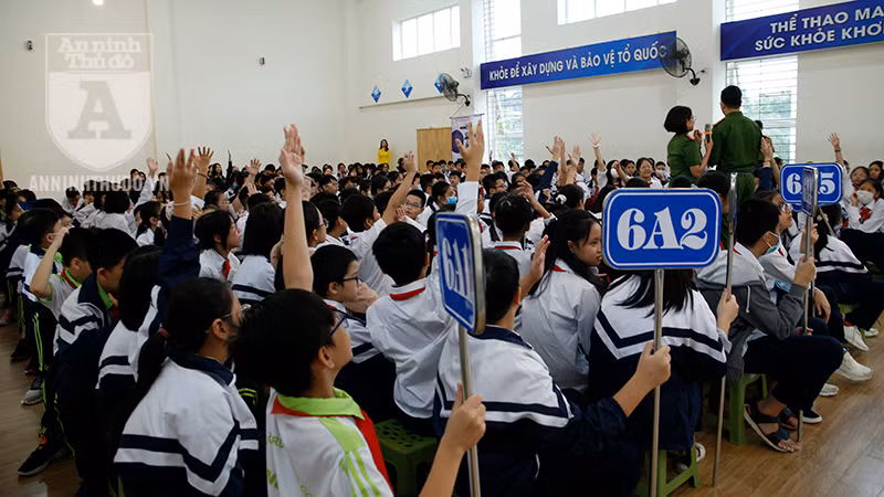 Hầu hết các em học sinh đều hứng thú và muốn tham gia vào chương trình