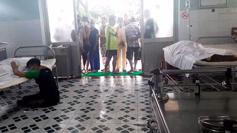 Hai mẹ con nạn nhân bị điện giật tử vong