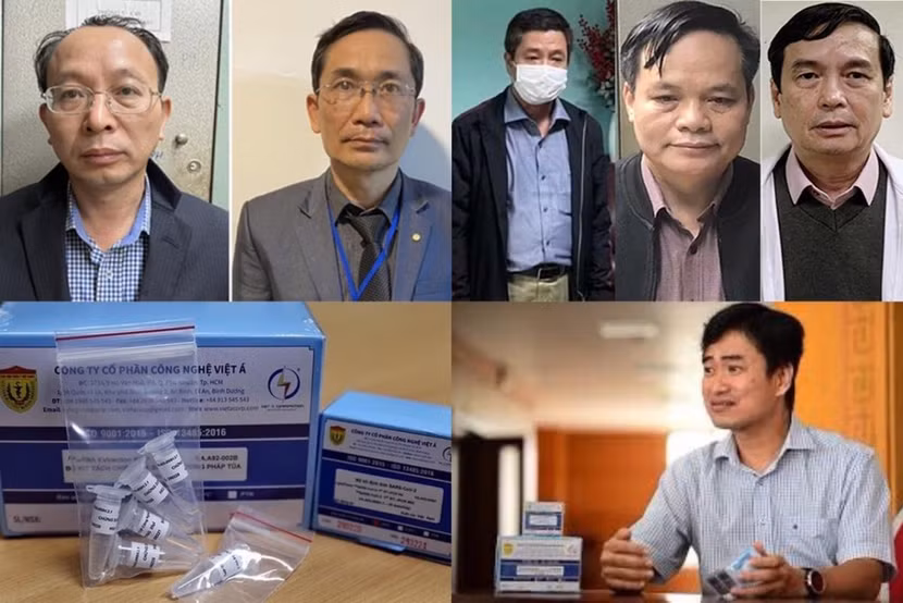 Hàng loạt cán bộ dính vòng lao lý vì sai phạm trong vụ Việt Á Hàng loạt cán bộ dính vòng lao lý vì sai phạm trong vụ Việt Á