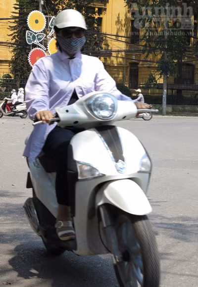Chùm ảnh: "Nin-ja" trên phố phường Hà Nội ảnh 5
