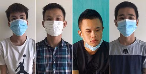 Nhóm đối tượng bị bắt