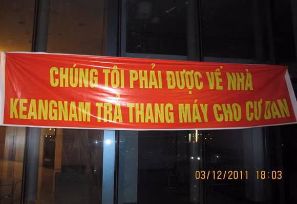 Keangnam đã phải mở lại thang máy, chấp nhận đàm phán với dân ảnh 11