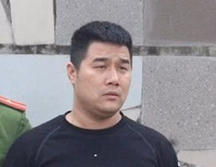 Đào Văn Duy tại cơ quan công an