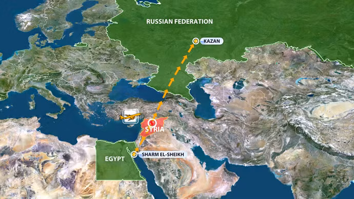 1 máy bay chở khách Nga bị bắn trên bầu trời Syria ảnh 1