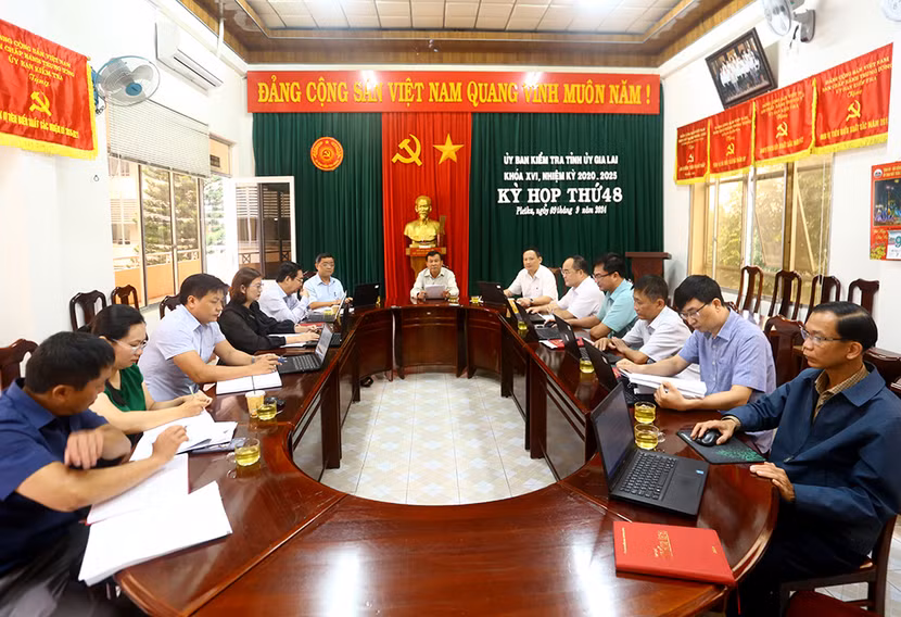 Ủy ban Kiểm tra Tỉnh ủy Gia Lai vừa họp kỳ thứ 48 Ủy ban Kiểm tra Tỉnh ủy Gia Lai vừa họp kỳ thứ 48