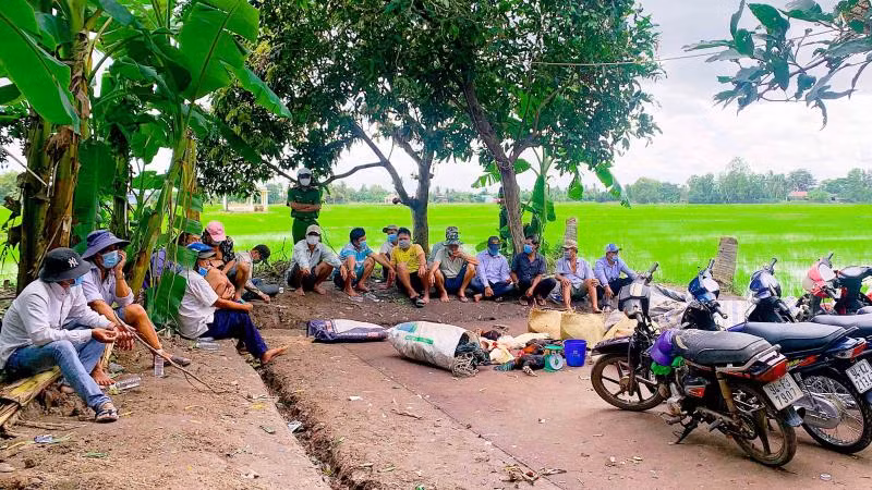 Các đối tượng bị bắt giữ (Ảnh: Công an nhân dân)