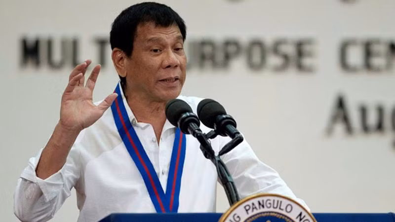 Tổng thống Philippines Rodrigo Duterte (Ảnh: Reuters)