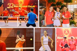 Những màn tranh tài hấp dẫn tại Giải Pickleball kỷ niệm 50 năm ra số báo An ninh Thủ đô đầu tiên