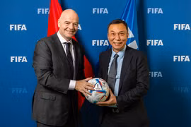 Chủ tịch FIFA tới Mỹ Đình xem Việt Nam đấu Thái Lan