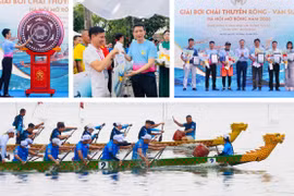 Tưng bừng Giải bơi chải thuyền rồng Hà Nội mở rộng 2026