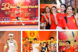 Khoảnh khắc ấn tượng tại Giải Pickleball kỷ niệm 50 năm An ninh Thủ đô xuất bản số đầu tiên