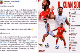 Xuân Son tổng kết mùa giải, chia sẻ niềm hạnh phúc giản đơn