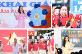 Niềm vui cộng hưởng trong lễ khai giảng trường Tiểu học Giảng Võ sau sáp nhập