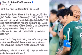 Công Phượng mong "nụ cười sẽ lại xuất hiện"