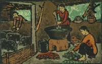 Nhớ về nông thôn Việt Nam qua tranh của các họa sĩ