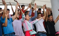 Cầu thủ Viettel phấn khích ăn mừng chức vô địch U17 quốc gia