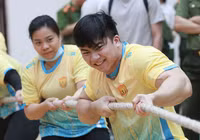 [ẢNH] Sôi nổi hội thao thanh niên Công an Thủ đô 2021