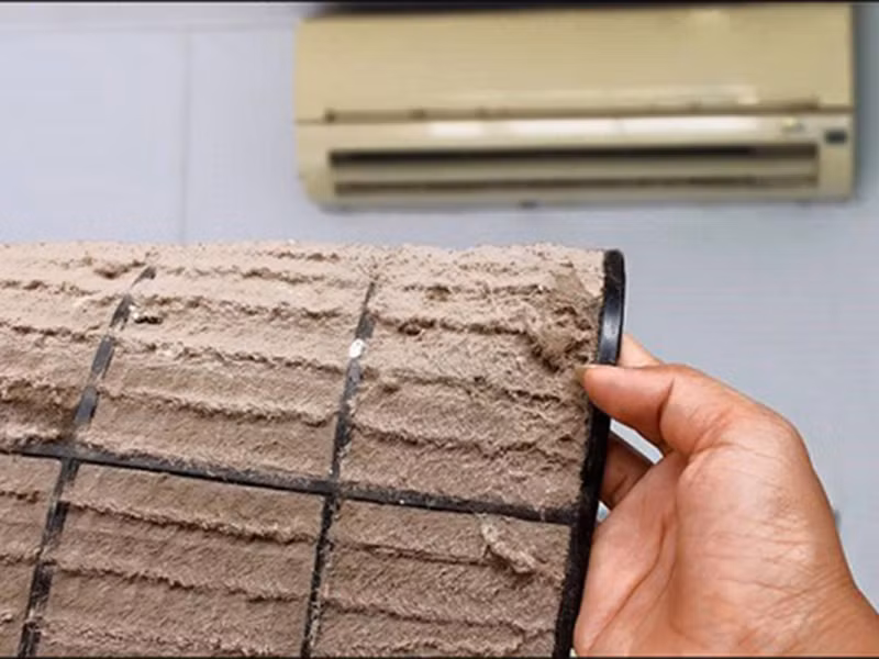 Màng lọc cục lạnh điều hòa không bảo dưỡng, vệ sinh sẽ dẫn tới chập cháy