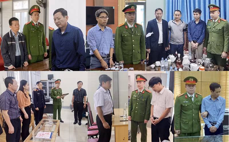 Cơ quan CSĐT Công an tỉnh Sơn La tống đạt các quyết định khởi tố bị can, đọc lệnh bắt bị can để tạm giam Cơ quan CSĐT Công an tỉnh Sơn La tống đạt các quyết định khởi tố bị can, đọc lệnh bắt bị can để tạm giam