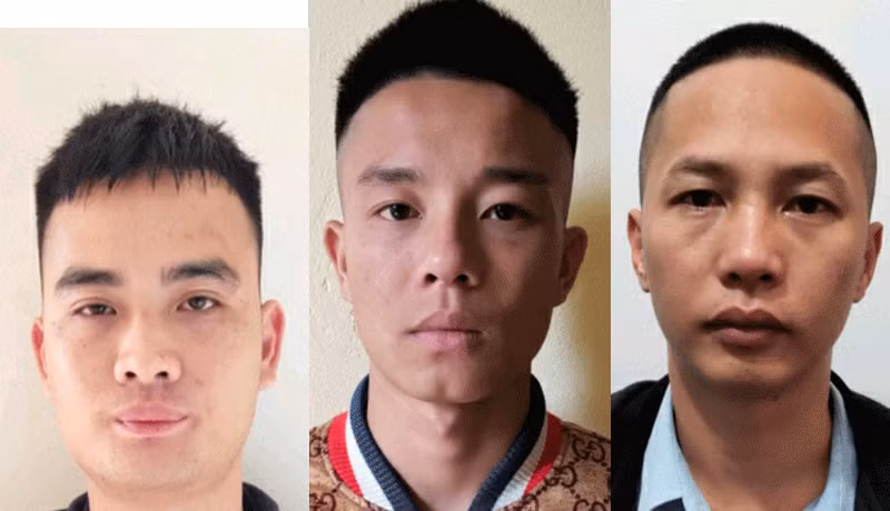 Các đối tượng bị cơ quan Công an bắt giữ
