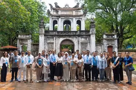 Lãnh đạo các thành phố ASEAN tham quan, khảo sát các di sản tiêu biểu của Hà Nội
