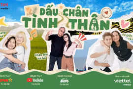 Châu Bùi, Hậu Hoàng, Võ Điền Gia Huy cùng bố mẹ tham gia “Dấu chân tình thân”