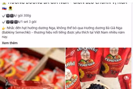 Bánh kẹo ngoại không rõ xuất xứ tràn lan trên “chợ mạng”
