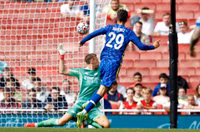 [ẢNH] Có 'bom tấn' Ben White, hàng thủ Arsenal vẫn tấu hài trước Chelsea