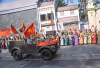 Hào hùng màn thực cảnh “Ngày về chiến thắng” tái hiện không khí 70 năm Giải phóng Thủ đô