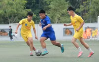 Nữ sinh có tên như Hoa hậu thu hút sự chú ý ở giải bóng đá THPT Hà Nội
