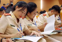 Những hình ảnh ấn tượng tại phiên thứ nhất Đại hội Đoàn CATP Hà Nội nhiệm kỳ 2022-2027