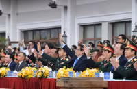 Toàn cảnh lễ khai mạc Triển lãm Quốc phòng quốc tế Việt Nam 2022