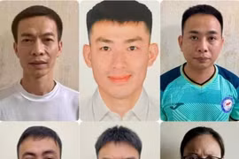 Một số bị can trong vụ án.
