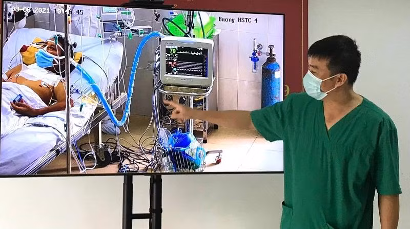 Điều trị Covid-19 tại Bắc Giang (Ảnh minh họa)