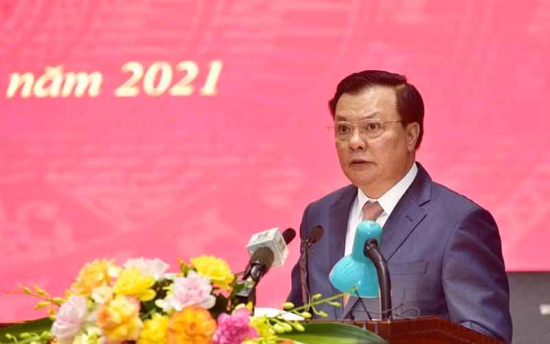 Bí thư Thành ủy Hà Nội Đinh Tiến Dũng